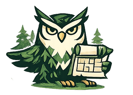 Логотип Сова с планировкой