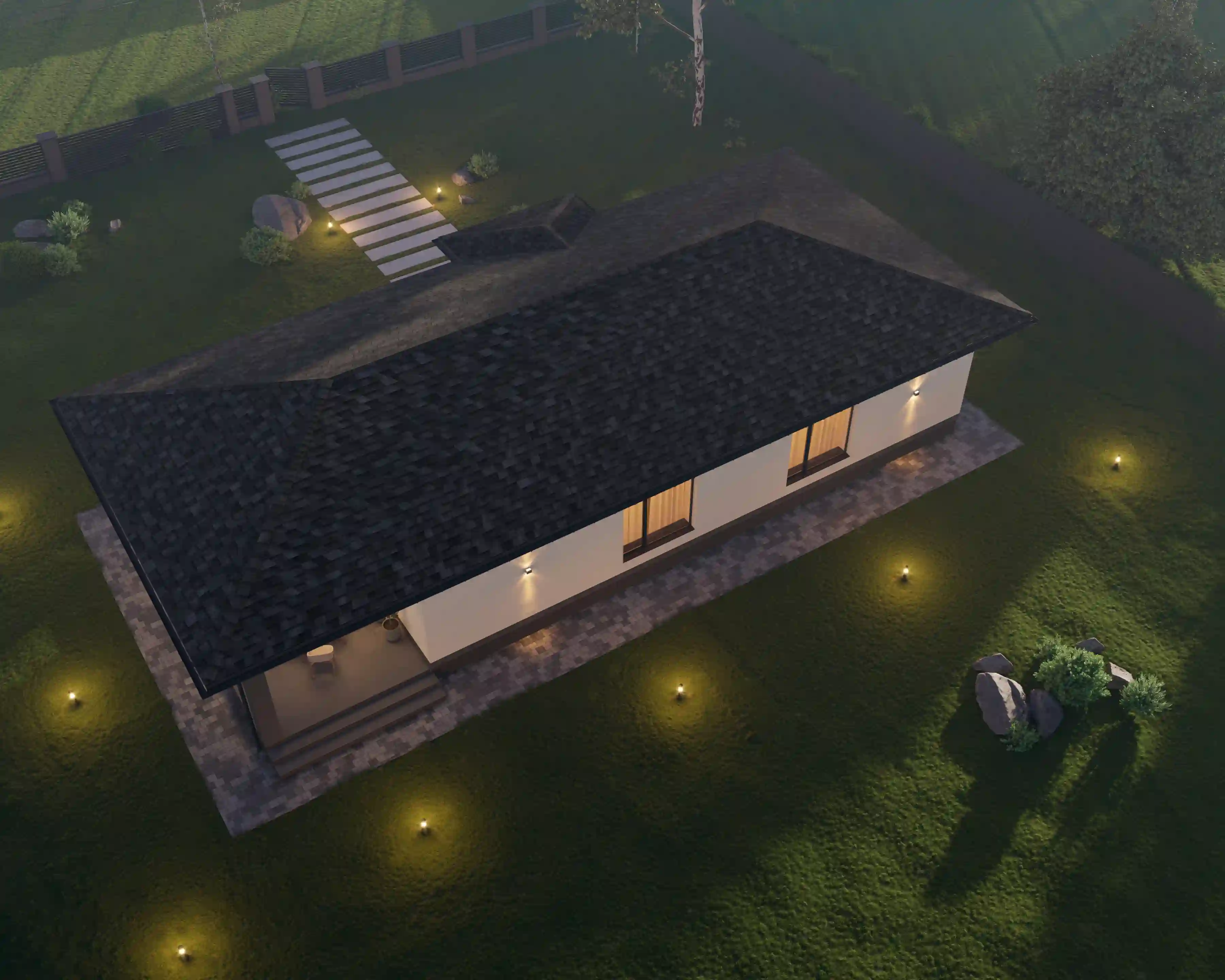 Крыша вид сверху